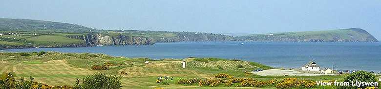 View from Llyswen Holiday Cottage, Pembrokeshire, West Wales